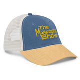 Yellow Logo Pigment-dyed cap snapback
