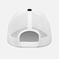 White Logo Trucker Cap Snapback