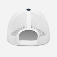 White Logo Trucker Cap Snapback