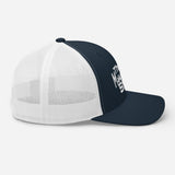 White Logo Trucker Cap Snapback