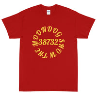 Red Short Sleeve T-Shirt (Yellow Design)