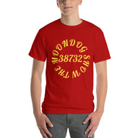 Red Short Sleeve T-Shirt (Yellow Design)