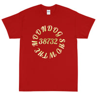 Red Short Sleeve T-Shirt (Gold Design)