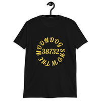 Black Short-Sleeve Unisex T-Shirt (Yellow Design)