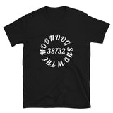 Black Short-Sleeve Unisex T-Shirt (White Design)