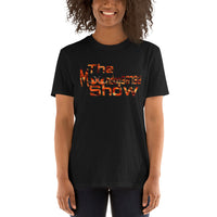 Black Short-Sleeve Unisex T-Shirt (Orange Tiger 2 howls)