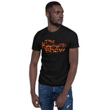 Black Short-Sleeve Unisex T-Shirt (Orange Tiger 2 howls)