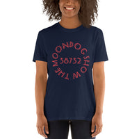 Navy Short-Sleeve Unisex T-Shirt (Red Shadow Design)