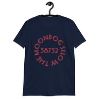 Navy Short-Sleeve Unisex T-Shirt (Red Shadow Design)