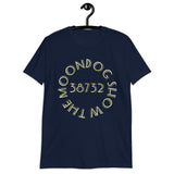 Navy Short-Sleeve Unisex T-Shirt (Gold Shadow Design)