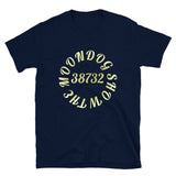 Navy Short-Sleeve Unisex T-Shirt (Gold Design)