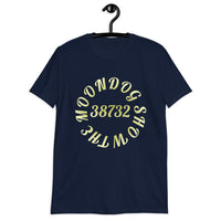 Navy Short-Sleeve Unisex T-Shirt (Gold Design)