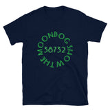 Navy Short-Sleeve Unisex T-Shirt (Green Shadow Design)