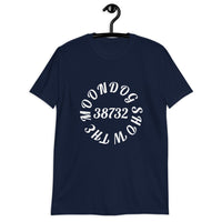 Navy Short-Sleeve Unisex T-Shirt (White Design)