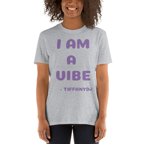 TiffanyDJ Purple Vibe Short-Sleeve Unisex T-Shirt
