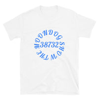 White Short-Sleeve Unisex T-Shirt (Light Blue)