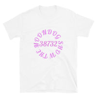 White Short-Sleeve Unisex T-Shirt (Pink Design)