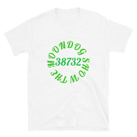 White Short-Sleeve Unisex T-Shirt (Green Design)