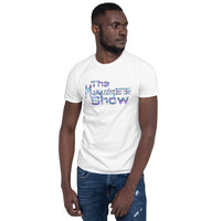 White Short-Sleeve Unisex T-Shirt (Purple 2 howls)