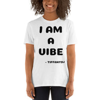 TiffanyDJ Black Vibe Short-Sleeve Unisex T-Shirt