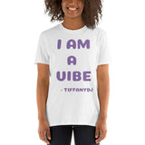 TiffanyDJ Purple Vibe Short-Sleeve Unisex T-Shirt