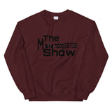 Maroon Unisex Sweatshirt (Black 2 howls Design)