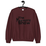 Maroon Unisex Sweatshirt (Black 2 howls Design)