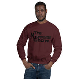 Maroon Unisex Sweatshirt (Black 2 howls Design)