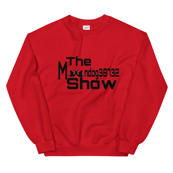 Red Unisex Sweatshirt (Black 2 Howls Design)