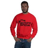 Red Unisex Sweatshirt (Black 2 Howls Design)