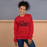 Red Unisex Sweatshirt (Black 2 Howls Design)