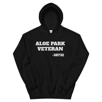 Aloe Park Veteran White Design Unisex Hoodie