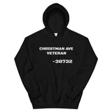 Christman Ave Veteran White Design Unisex Hoodie