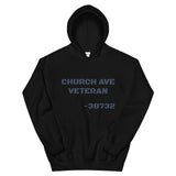 Church Ave Veteran Navy Design Unisex Hoodie