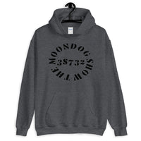 Dark Heather Unisex Hoodie (Black Design)