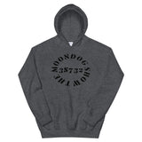 Dark Heather Unisex Hoodie (Black Design)