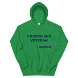 Church Ave Veteran Navy Design Unisex Hoodie