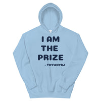TiffanyDJ (Navy Design) I am the Prize Unisex Hoodie