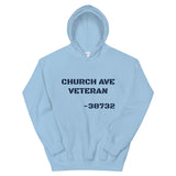 Church Ave Veteran Navy Design Unisex Hoodie