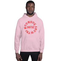 Pink Unisex Hoodie (Red Design)