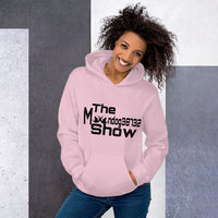 Pink Unisex Hoodie (Black 2 Howls Design)