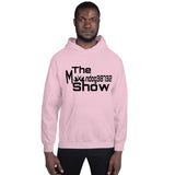 Pink Unisex Hoodie (Black 2 Howls Design)