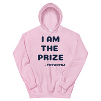 TiffanyDJ (Navy Design) I am the Prize Unisex Hoodie