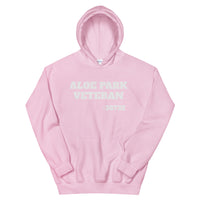 Aloe Park Veteran White Design Unisex Hoodie