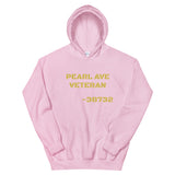 Pearl Ave Veteran Old Gold Design Unisex Hoodie