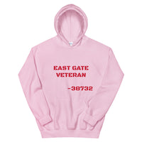 East Gate Veteran Red Design Unisex Hoodie