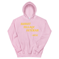 Sunset Village Veteran Yellow Design Unisex Hoodie