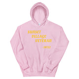 Sunset Village Veteran Yellow Design Unisex Hoodie