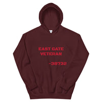 East Gate Veteran Red Design Unisex Hoodie