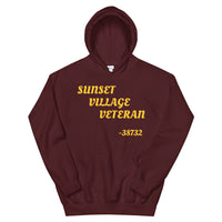 Sunset Village Veteran Yellow Design Unisex Hoodie